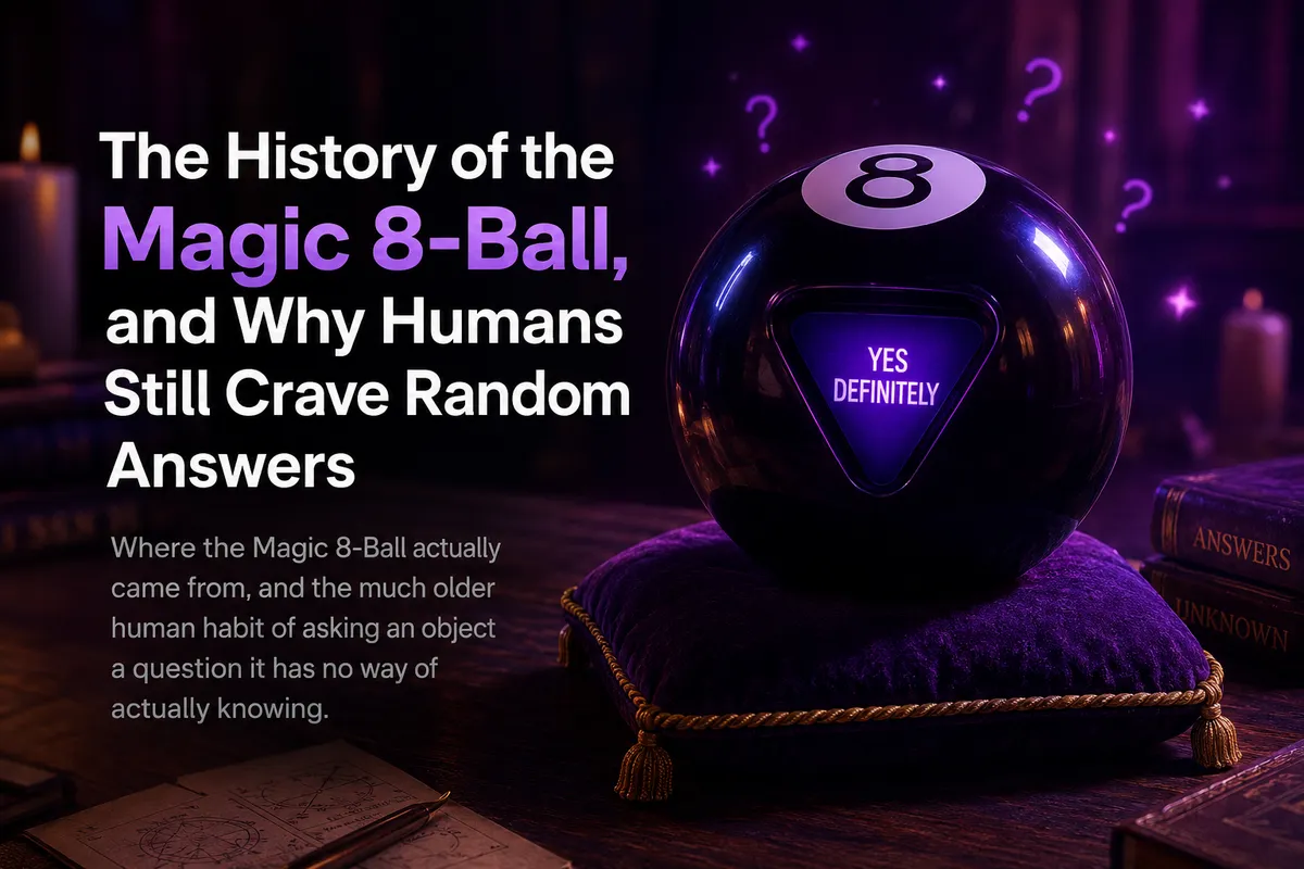 Illustration for The History of the Magic 8-Ball, and Why Humans Still Crave Random Answers