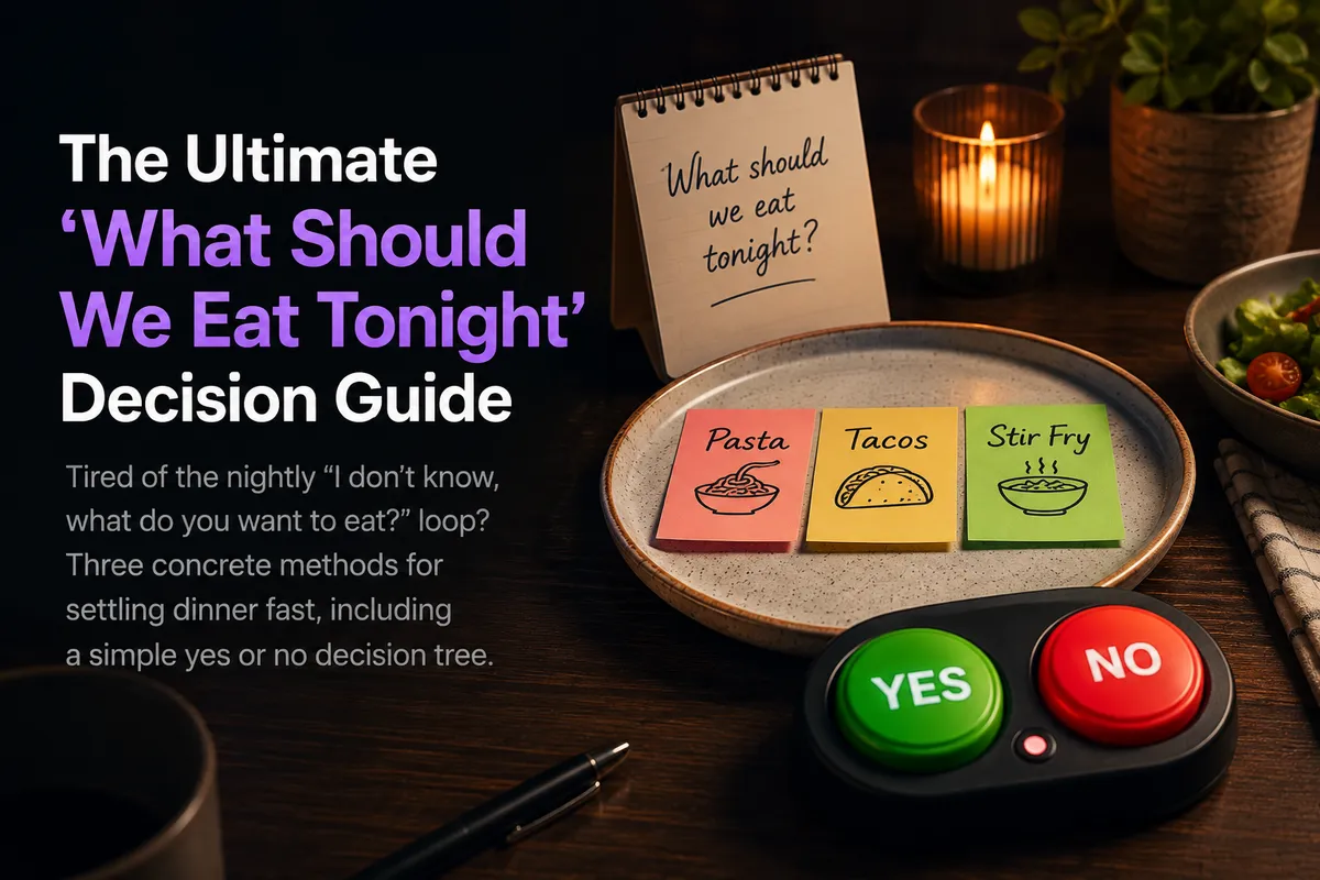 Illustration for The Ultimate 'What Should We Eat Tonight' Decision Guide